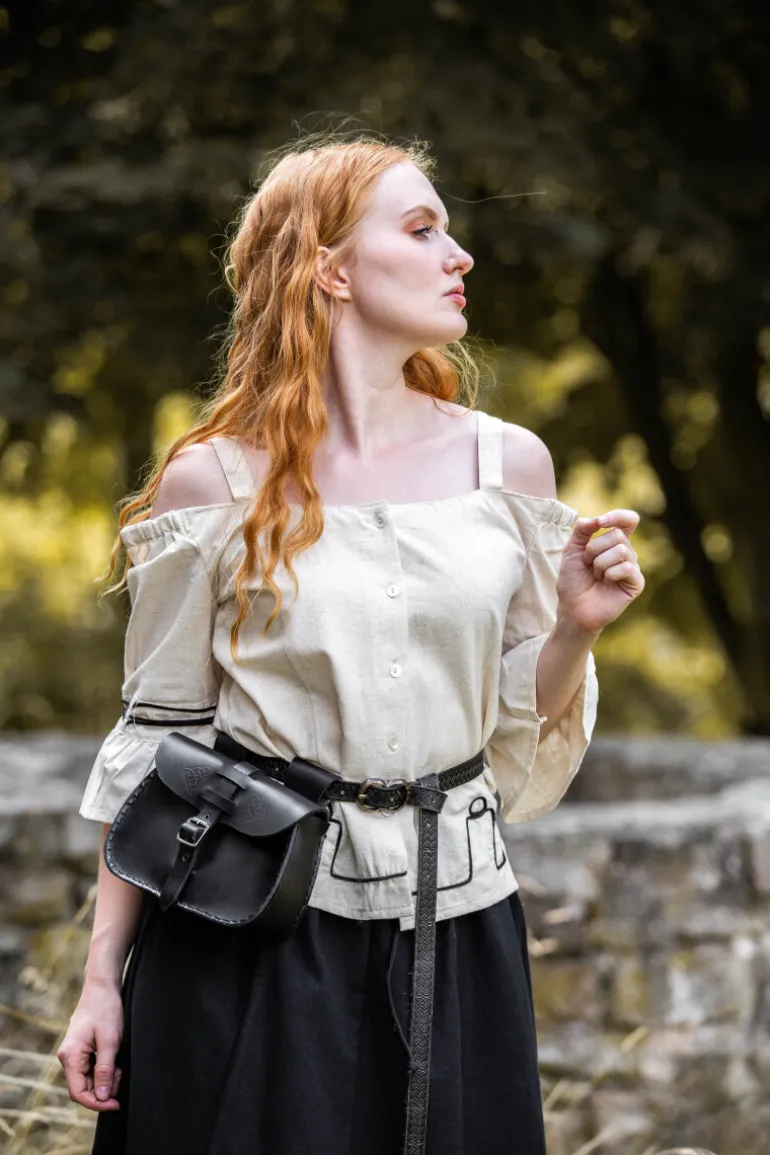 Leonardo Carbone Bluse mit Stickerei "Lu" | Damen Blusen