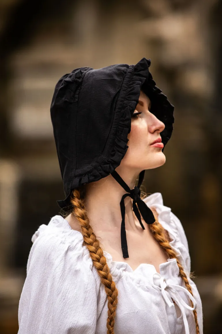 Leonardo Carbone Bundhaube mit Rüsche "Silke" | Damen Kopfbedeckungen