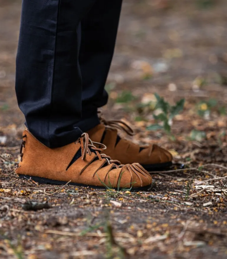 Leonardo Carbone Bundschuhe aus Veloursleder | Schuhe