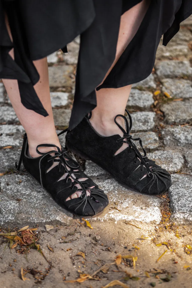 Leonardo Carbone Bundschuhe aus Veloursleder | Schuhe