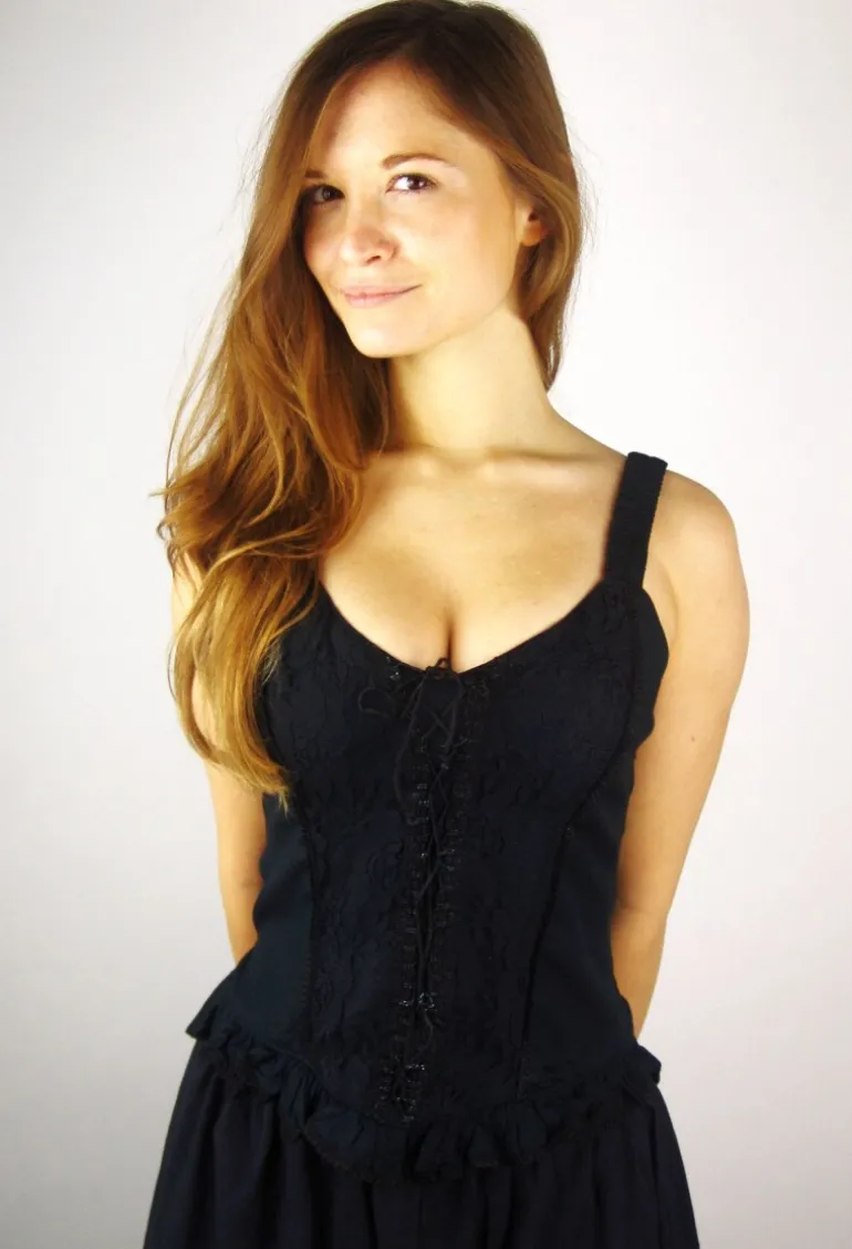 Leonardo Carbone Gothic-Miedertop "Enya" | Damen Blusen