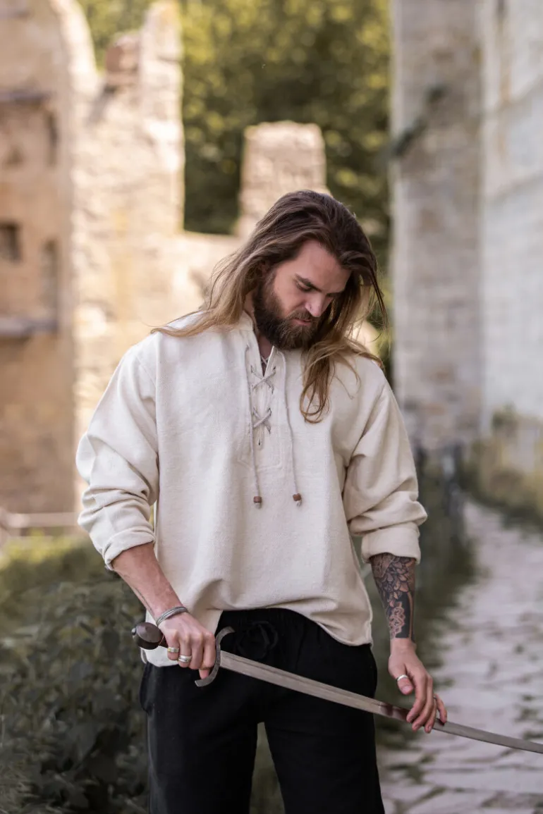 Leonardo Carbone Handgewebtes Baumwoll-Hemd "Ingolf" | Herren Hemden