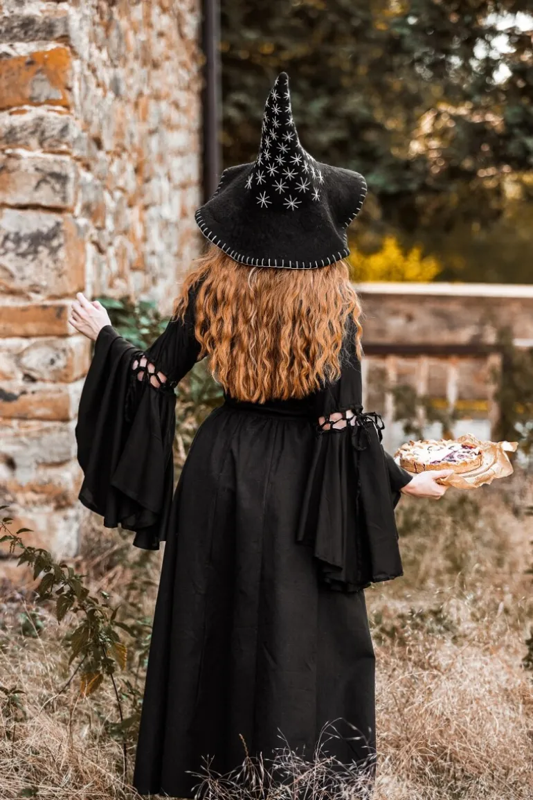 hexenhut_star_schwarz_2.webp Leonardo Carbone Hexenhut "Star" | Damen Kopfbedeckungen