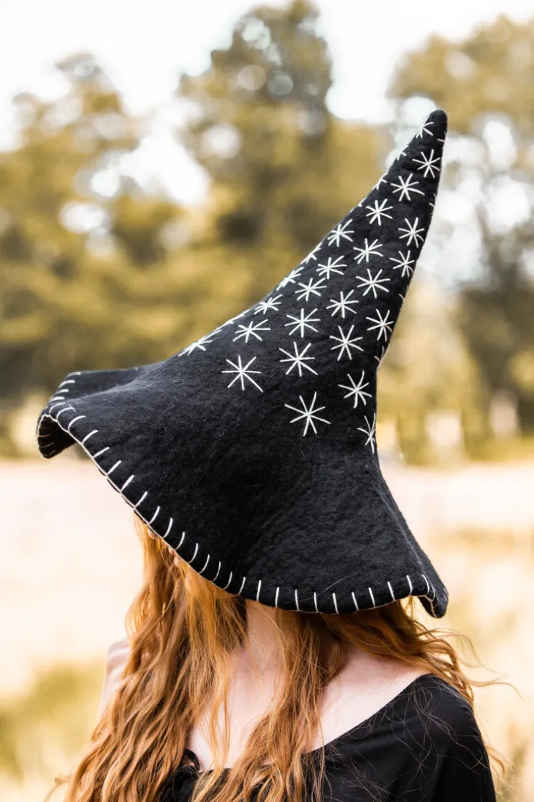 hexenhut_star_schwarz_4.webp Leonardo Carbone Hexenhut "Star" | Damen Kopfbedeckungen
