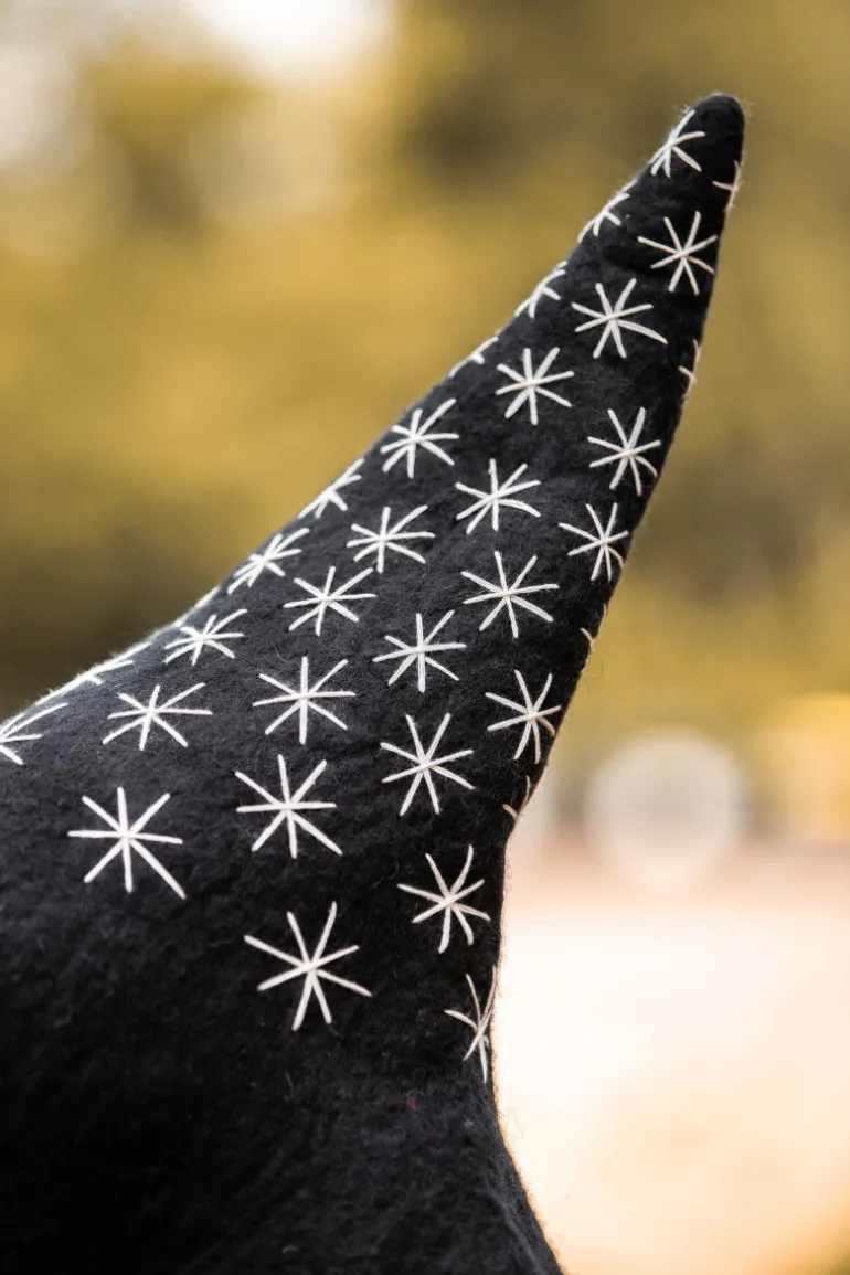 hexenhut_star_schwarz_5.webp Leonardo Carbone Hexenhut "Star" | Damen Kopfbedeckungen