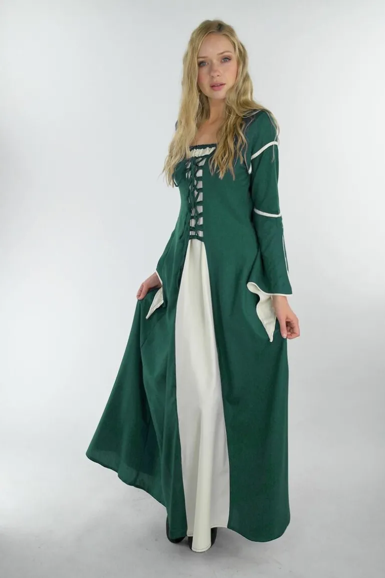 Leonardo Carbone Kleid mit Trompetenärmeln "Larissa" | Damen Kleider