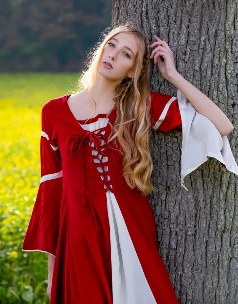 Leonardo Carbone Kleid mit Trompetenärmeln "Larissa" | Damen Kleider