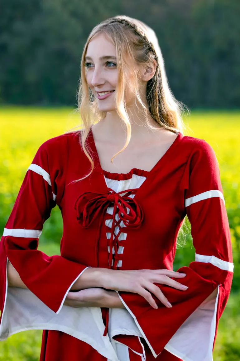 Leonardo Carbone Kleid mit Trompetenärmeln "Larissa" | Damen Kleider