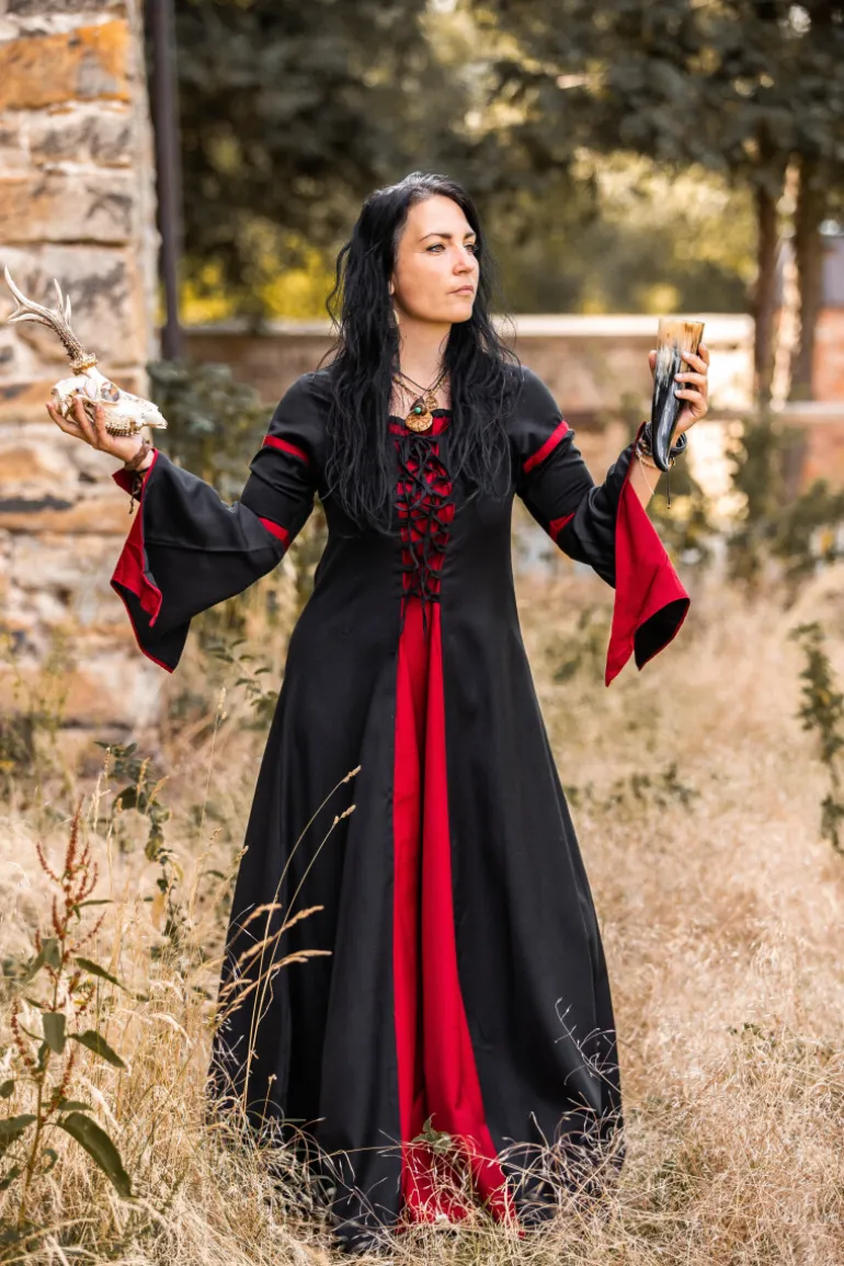 Leonardo Carbone Kleid mit Trompetenärmeln "Larissa" | Damen Kleider