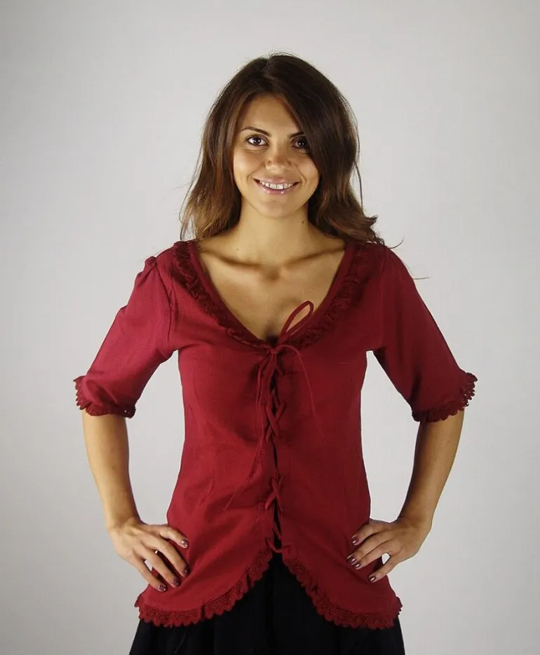 Leonardo Carbone Kurzarmbluse "Gabriela" | Damen Blusen