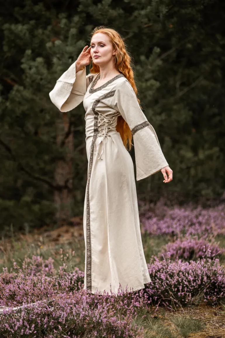Leonardo Carbone Mittelalter Baumwollkleid "Angie" | Damen Kleider