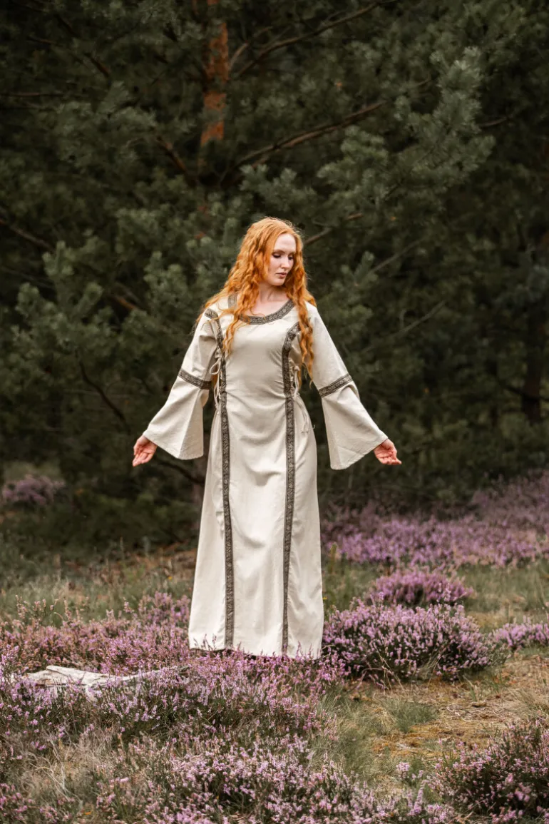 Leonardo Carbone Mittelalter Baumwollkleid "Angie" | Damen Kleider