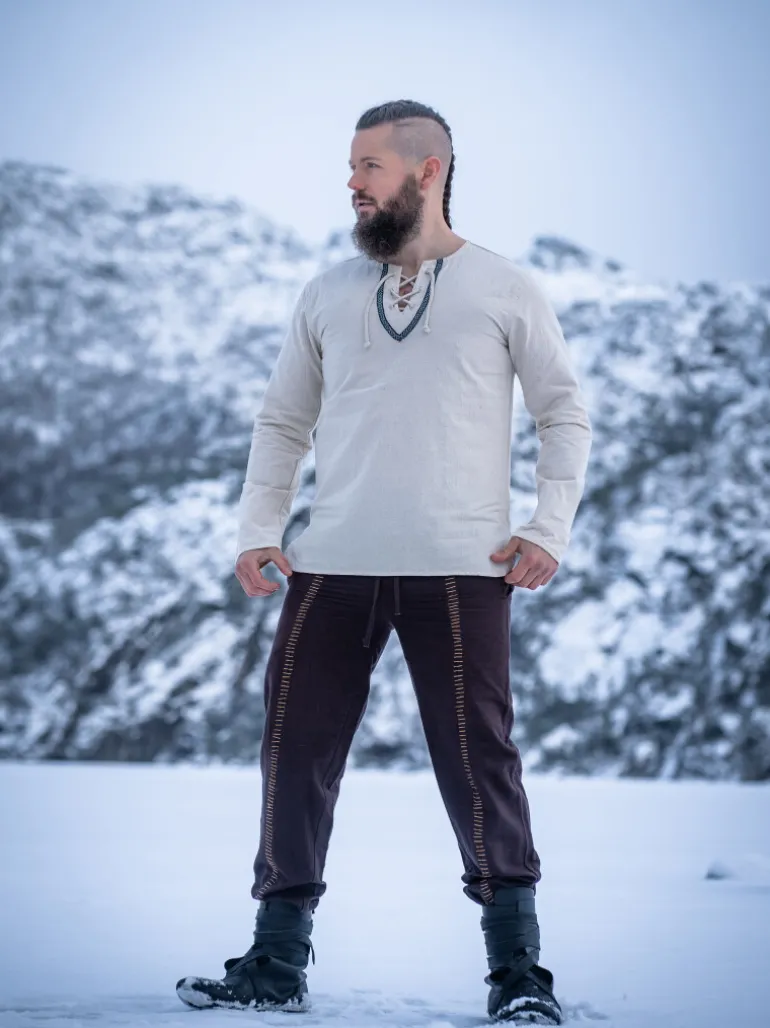 Leonardo Carbone Mittelalter Hemd "Elfriede" | Damen Blusen | Hemden