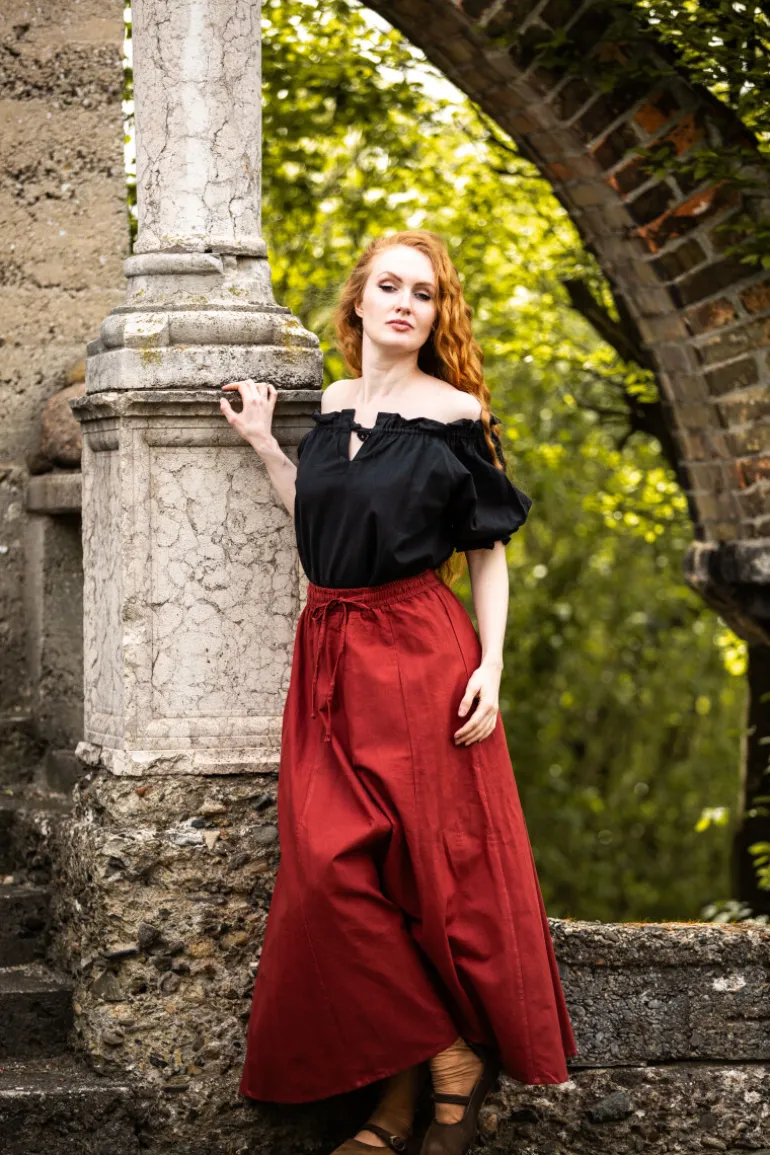 Leonardo Carbone Mittelalter Kurzarmbluse "Verena" | Damen Blusen