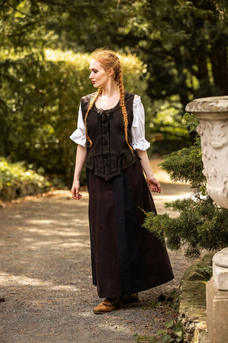 Leonardo Carbone Mittelalter Kurzarmbluse "Verena" | Damen Blusen