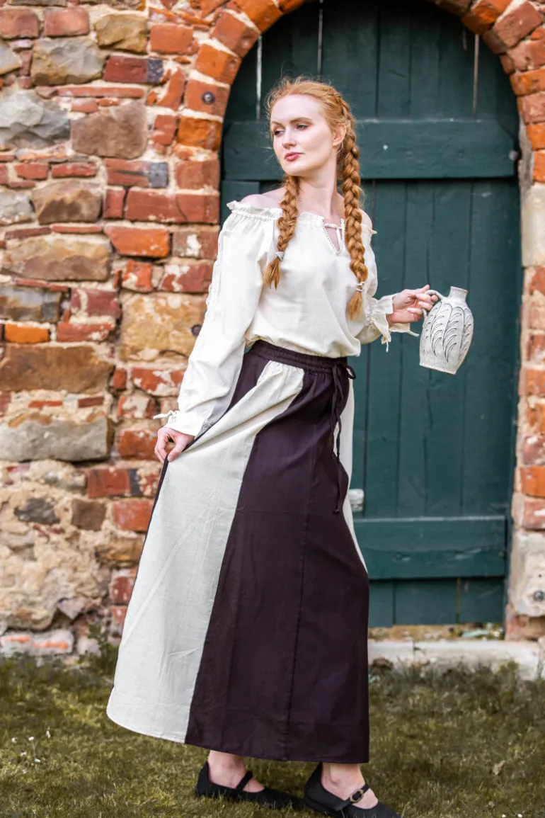 Leonardo Carbone Mittelalterbluse mit Spitze "Bettina" | Damen Blusen