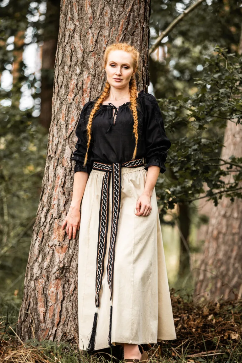 Leonardo Carbone Mittelalterbluse mit Spitze "Bettina" | Damen Blusen