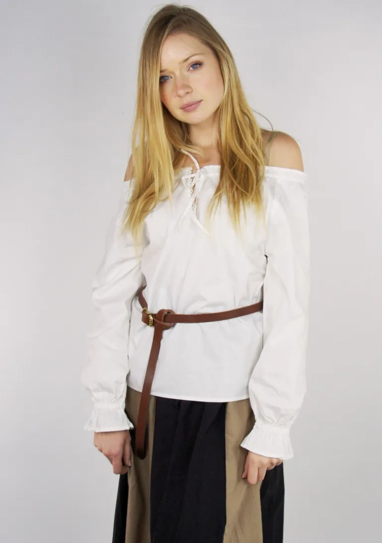 Leonardo Carbone Mittelalterbluse mit Spitze "Bettina" | Damen Blusen