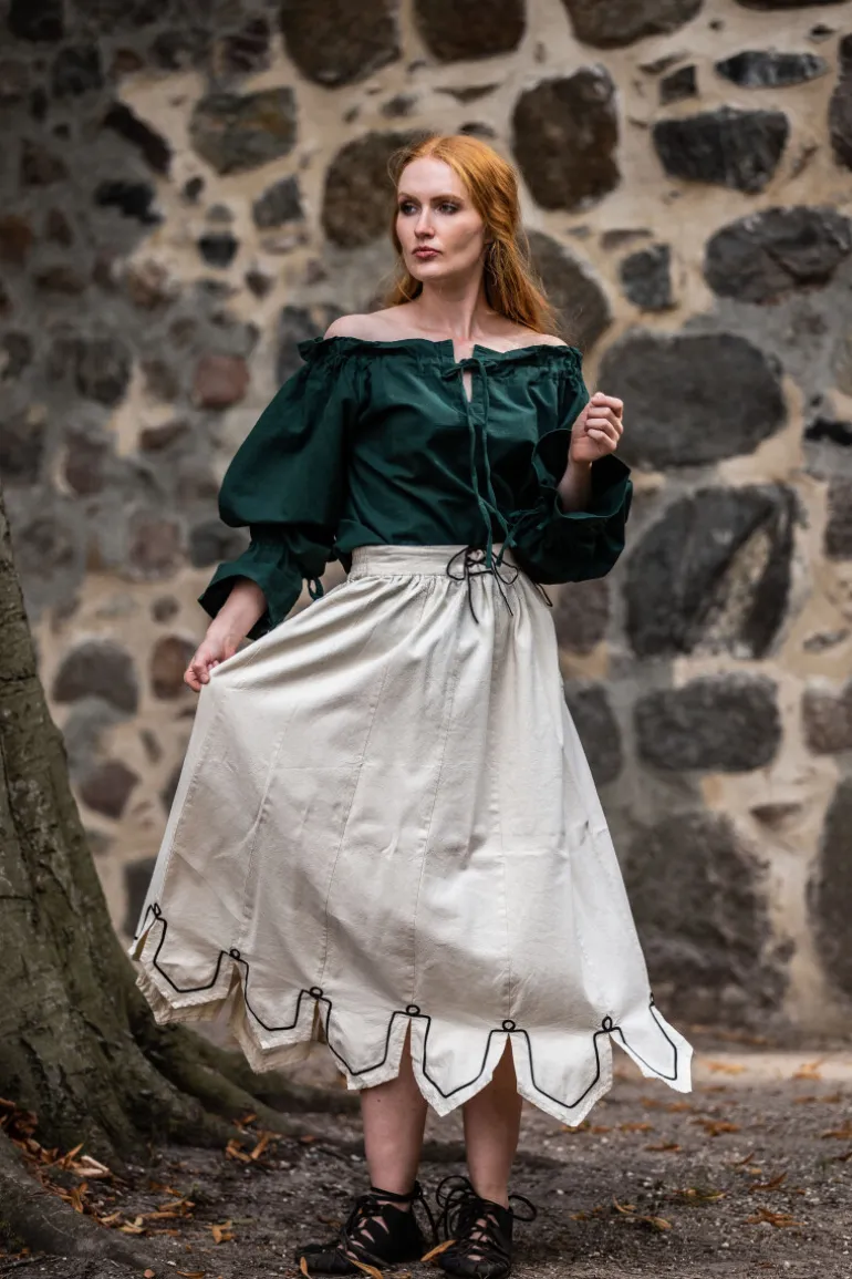 mittelalterbluse_morgan_grn_10.webp Leonardo Carbone Mittelalterbluse "Morgan" | Damen Blusen