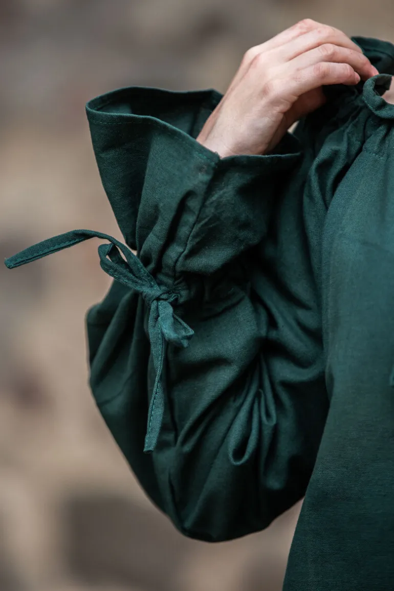 mittelalterbluse_morgan_grn_7.webp Leonardo Carbone Mittelalterbluse "Morgan" | Damen Blusen