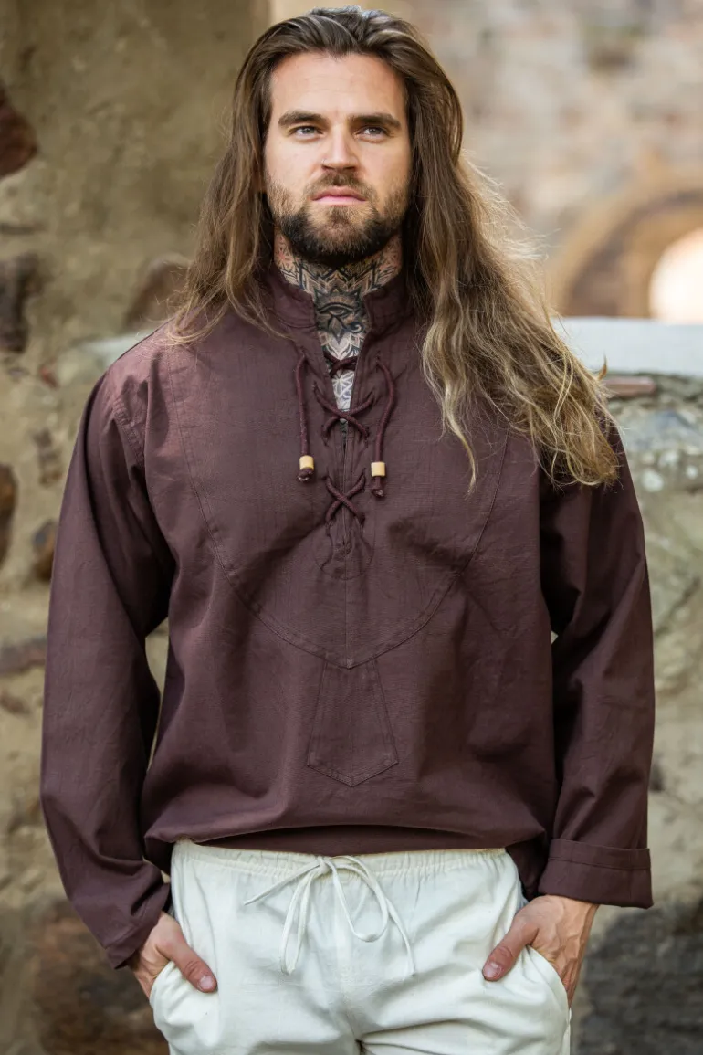 Leonardo Carbone Mittelalterhemd "Ansbert" | Herren Hemden