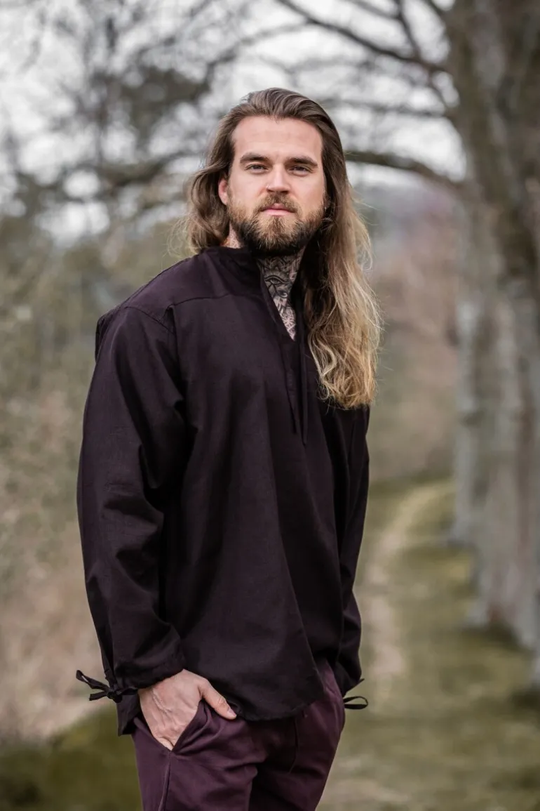 Leonardo Carbone Mittelalterhemd "Bartholomeus" | Herren Hemden