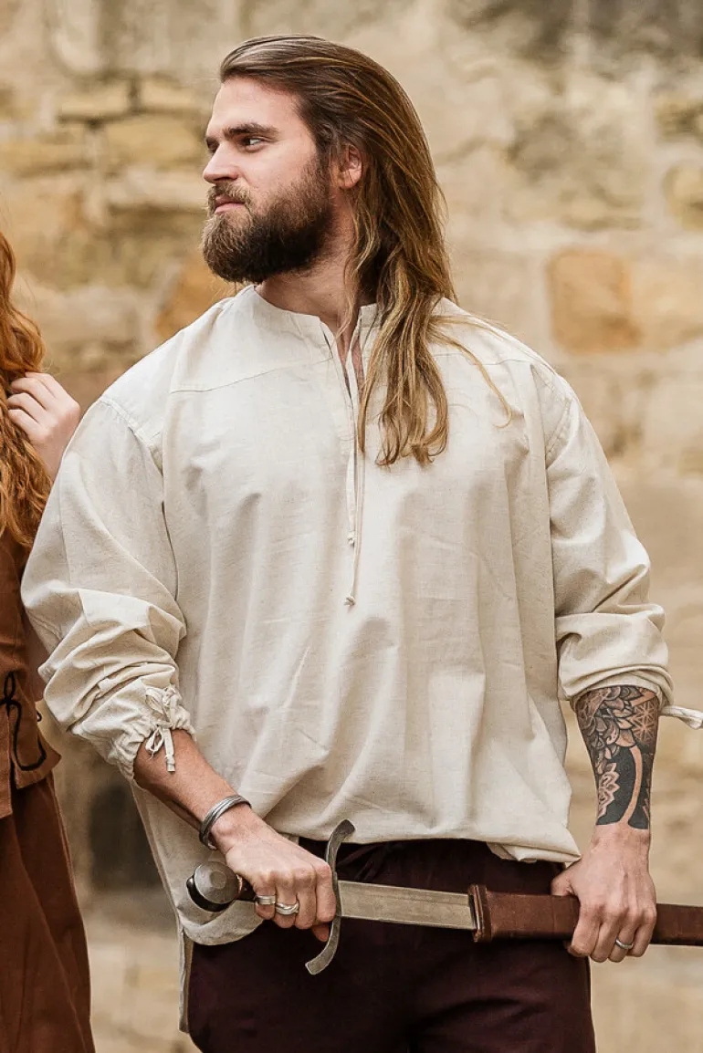 Leonardo Carbone Mittelalterhemd "Bartholomeus" | Herren Hemden