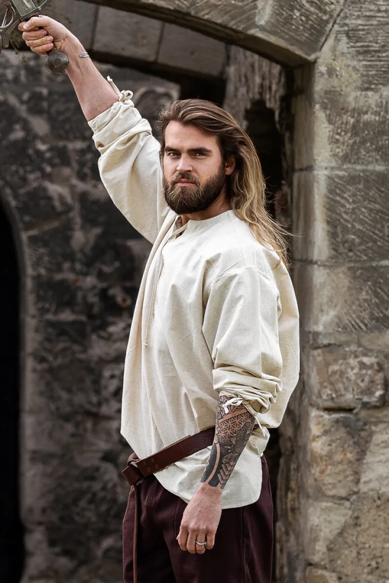 Leonardo Carbone Mittelalterhemd "Bartholomeus" | Herren Hemden