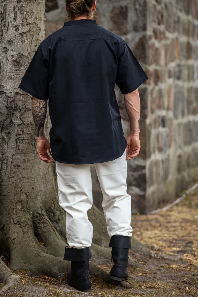 Leonardo Carbone Mittelalter-Kurzarmhemd "Eric" | Herren Hemden