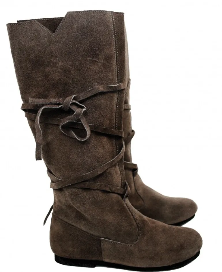Leonardo Carbone Mittelalterstiefel aus Wildleder- | Schuhe