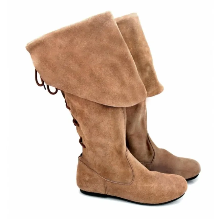Leonardo Carbone Piratenstiefel aus Wildleder "Geoffrey" | Schuhe