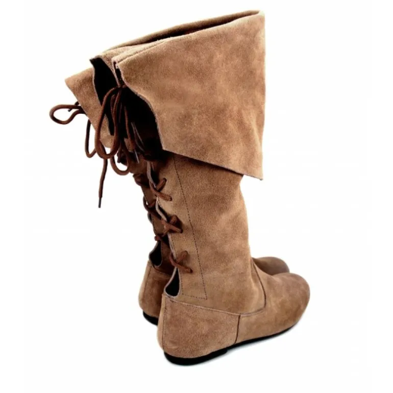 Leonardo Carbone Piratenstiefel aus Wildleder "Geoffrey" | Schuhe