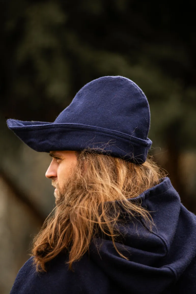 Leonardo Carbone Robin Hood-Hut Blau | Herren Kopfbedeckungen