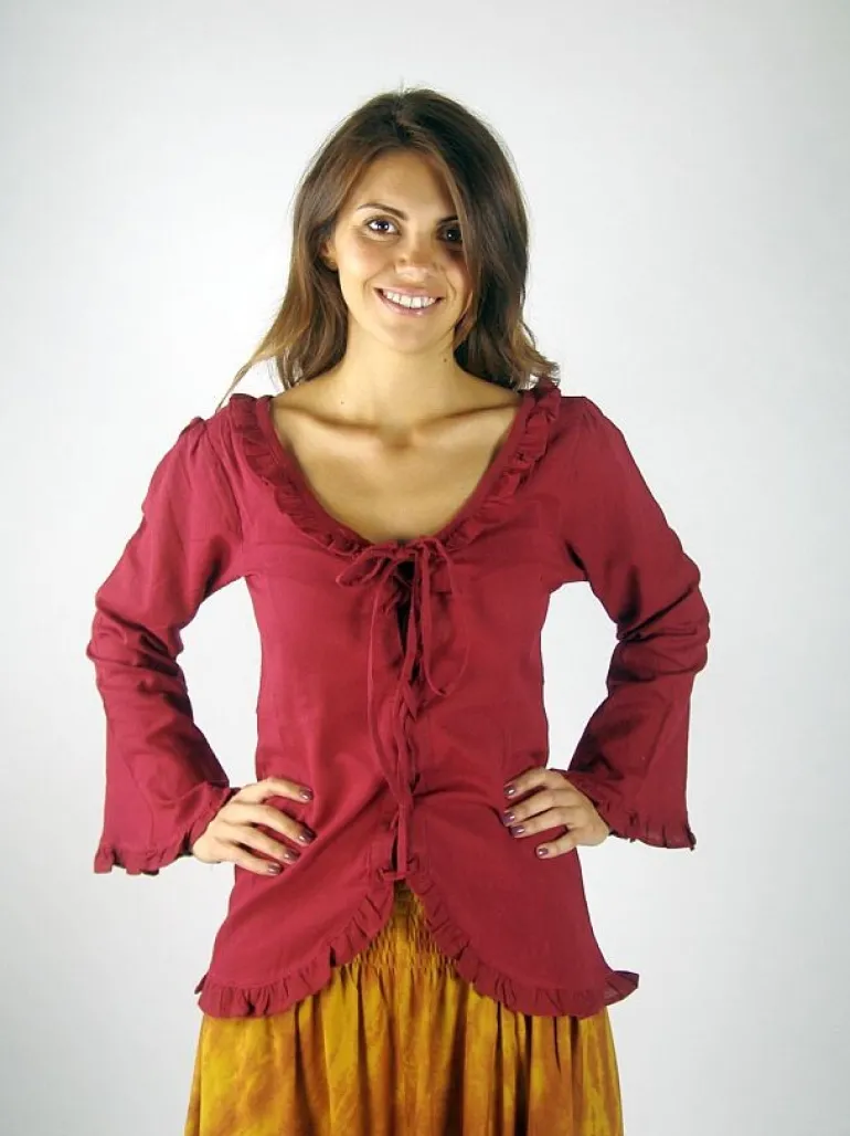 Leonardo Carbone Rüschenbluse "Thea" | Damen Blusen