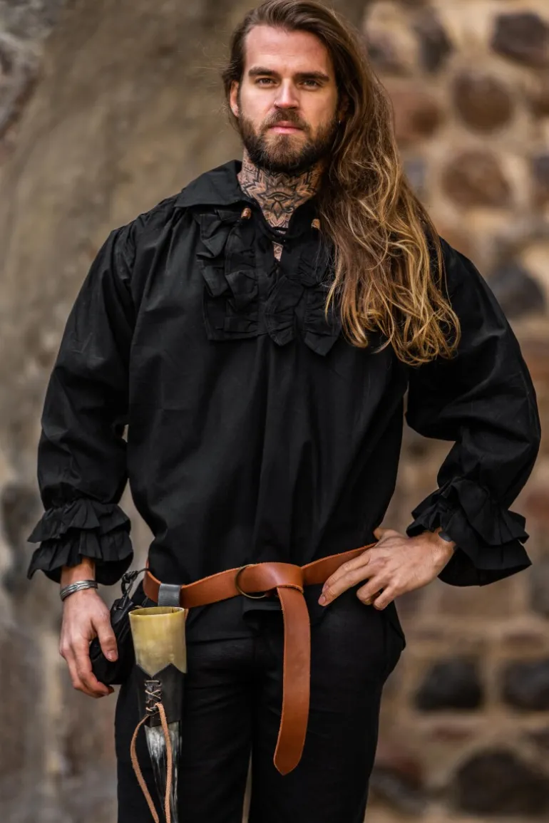 Leonardo Carbone Rüschenhemd "Dracula" | Herren Hemden