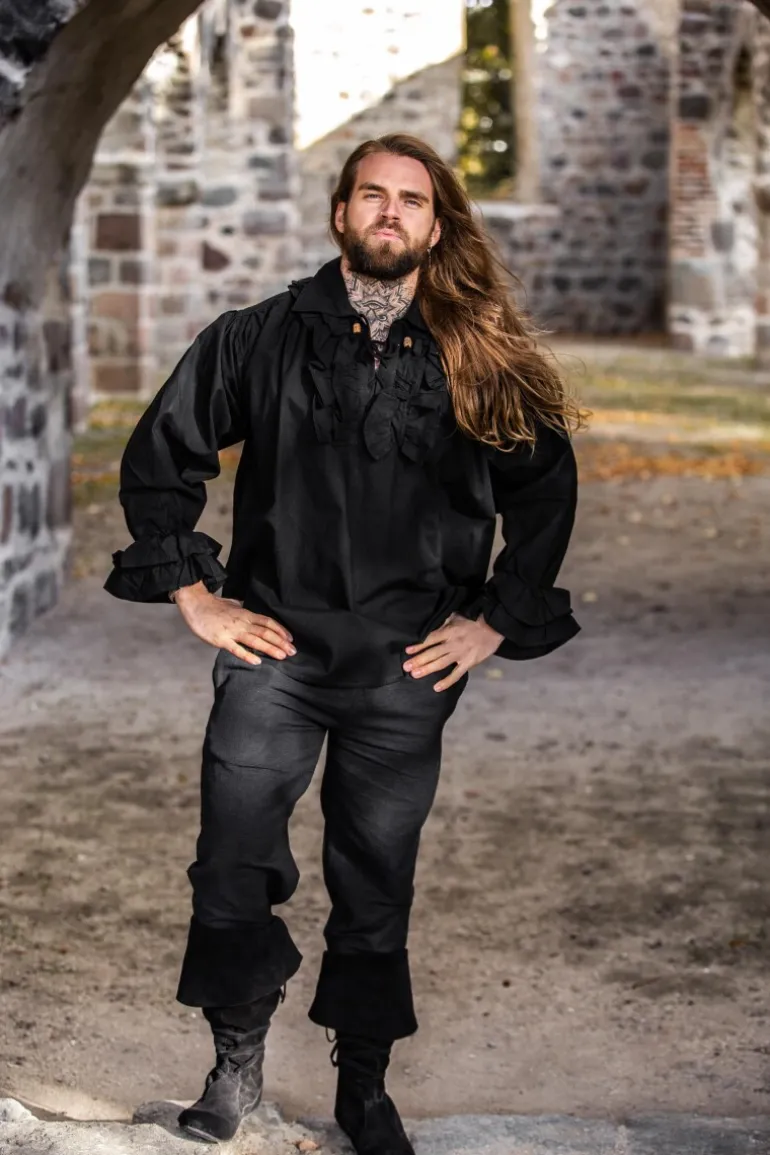 Leonardo Carbone Rüschenhemd "Dracula" | Herren Hemden