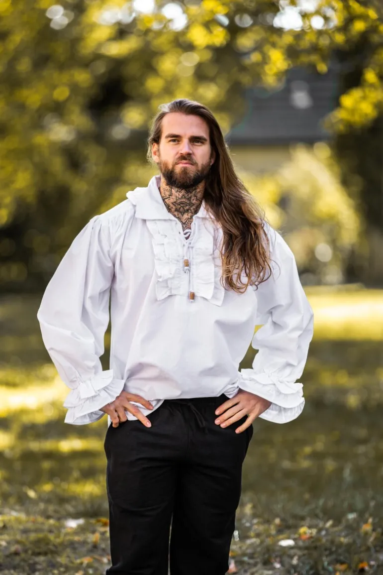 Leonardo Carbone Rüschenhemd "Dracula" | Herren Hemden