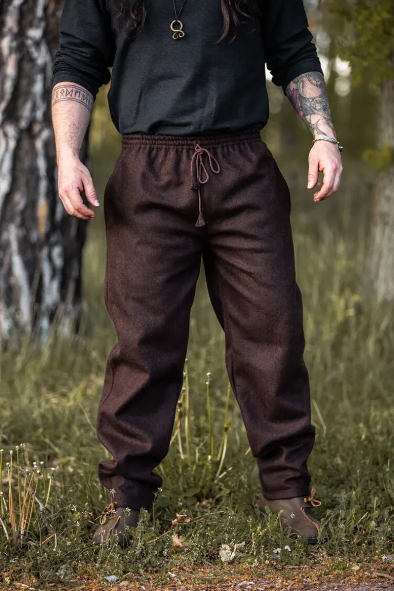 Leonardo Carbone Rustikale Wollhose "Harald" | Herren Hosen