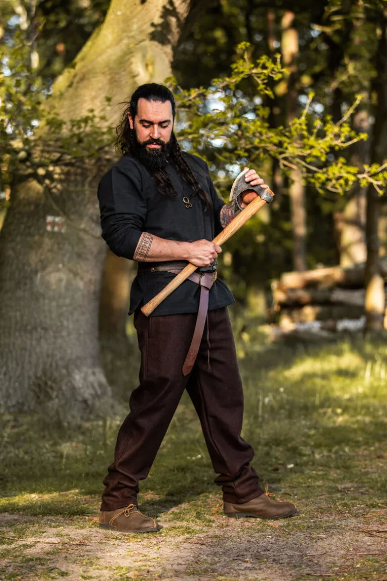 Leonardo Carbone Rustikale Wollhose "Harald" | Herren Hosen