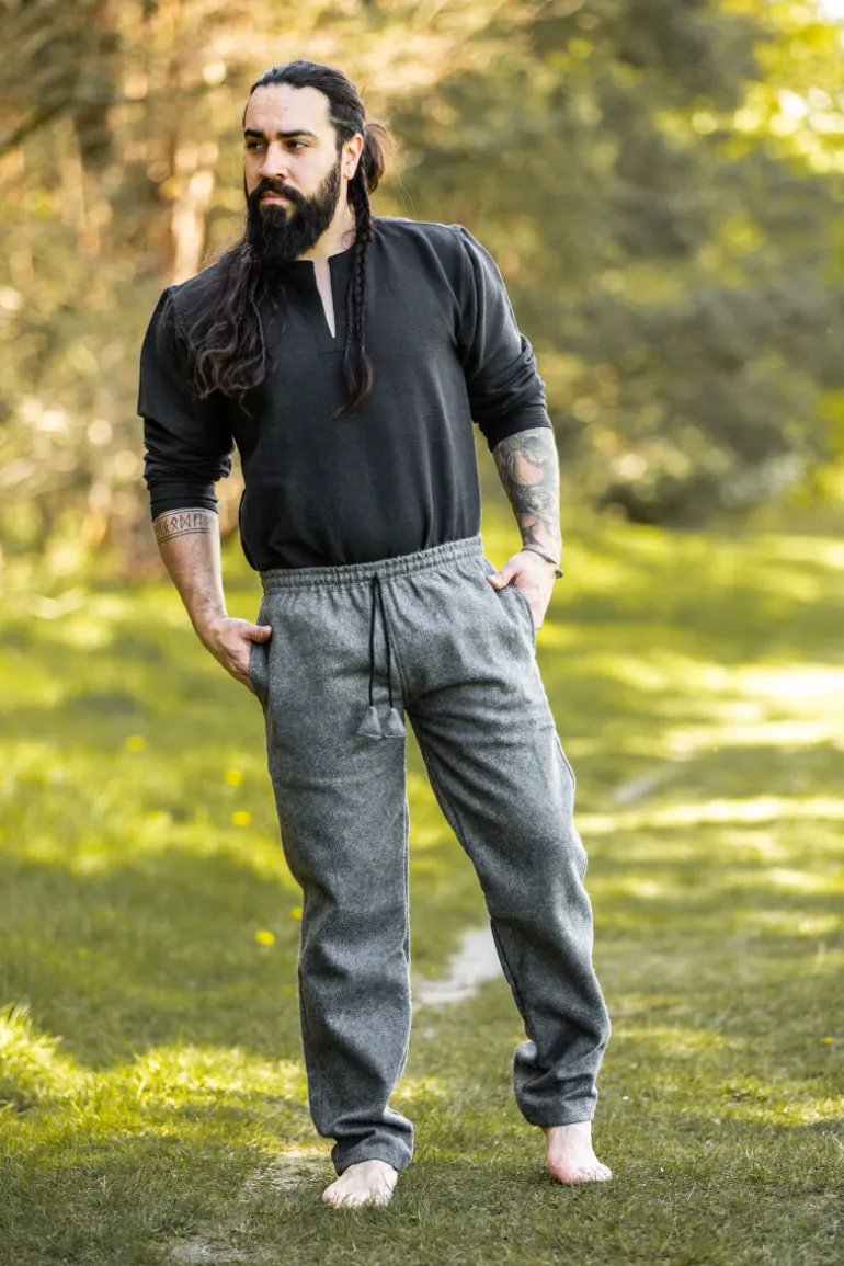 Leonardo Carbone Rustikale Wollhose "Harald" | Herren Hosen
