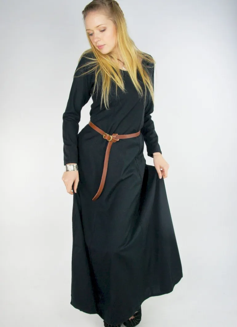 Leonardo Carbone Schlichtes Wikinger Unterkleid "Scarlet" | Damen Kleider