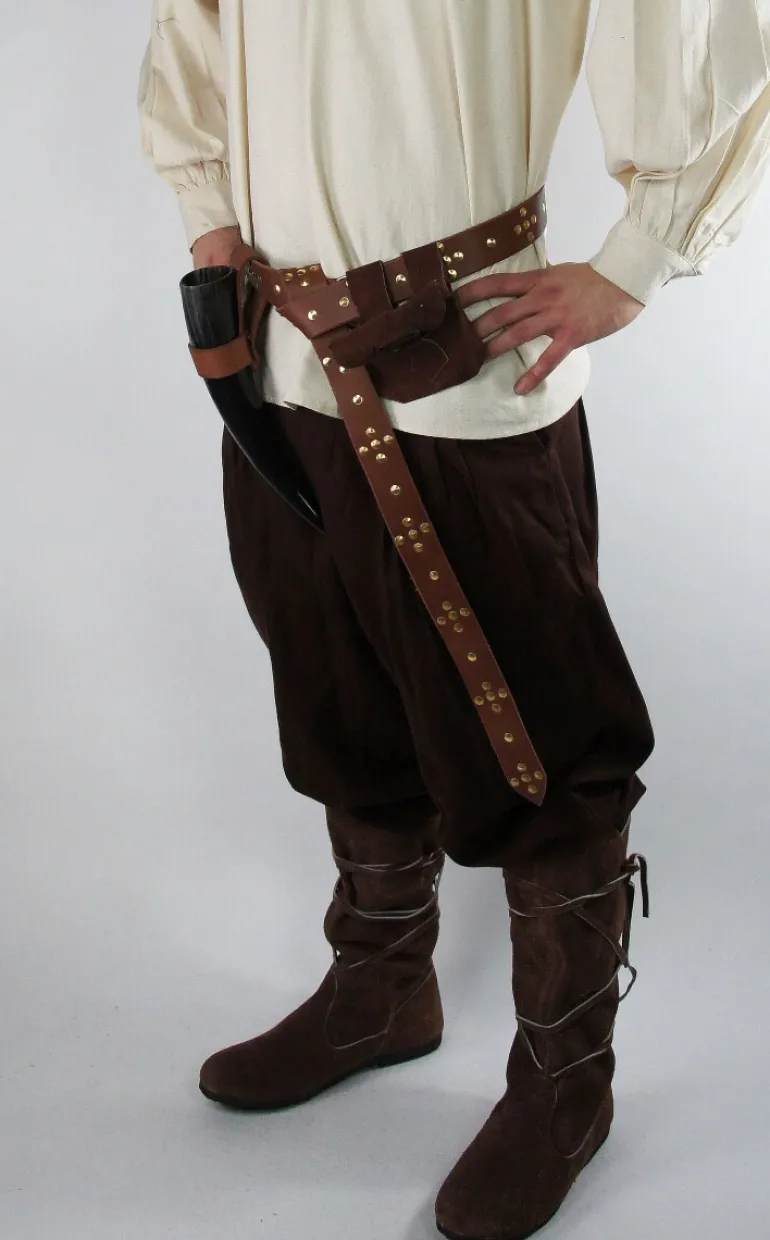 Leonardo Carbone Weite Mittelalter-Hose "Eckart" | Herren Hosen