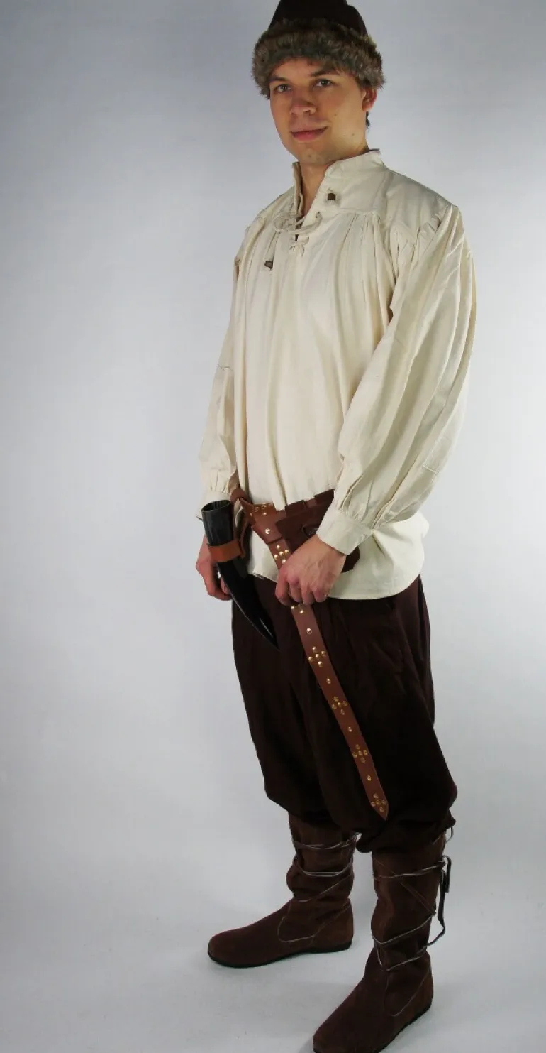 Leonardo Carbone Weite Mittelalter-Hose "Eckart" | Herren Hosen