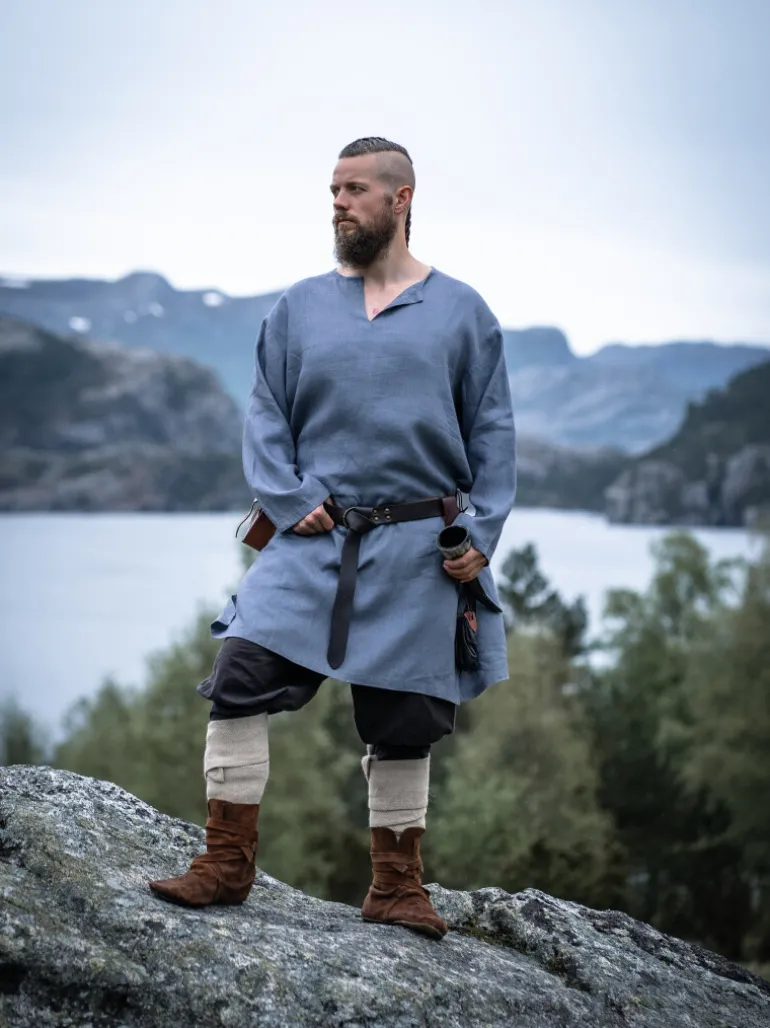 Leonardo Carbone Wikinger Leinentunika "Halvar" | Herren Tuniken
