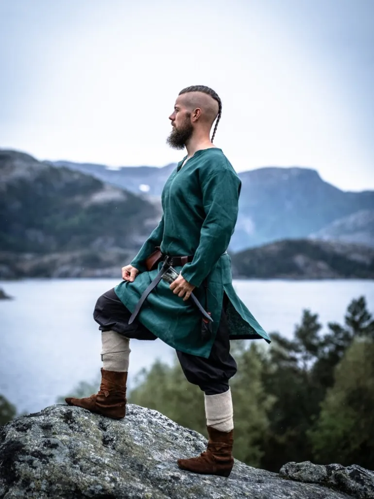 Leonardo Carbone Wikinger Leinentunika "Halvar" | Herren Tuniken