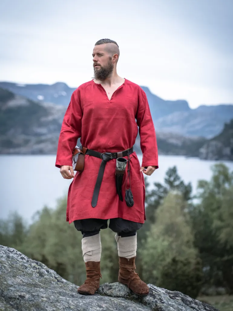 Leonardo Carbone Wikinger Leinentunika "Halvar" | Herren Tuniken