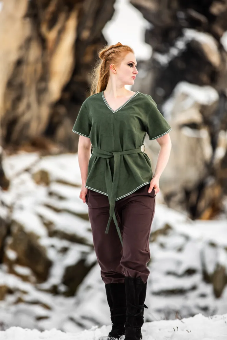 Leonardo Carbone Wikinger Tunika Damen "Matilda" | Damen Blusen