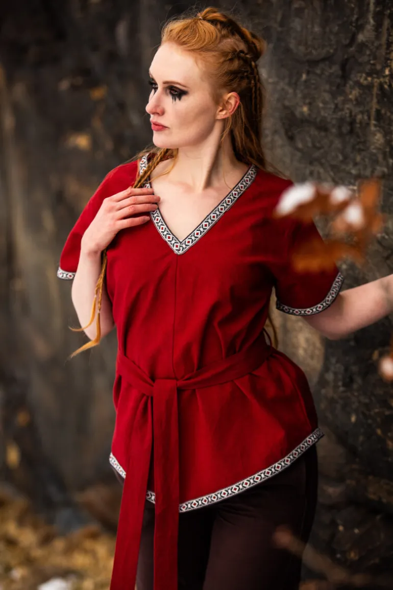 Leonardo Carbone Wikinger Tunika Damen "Matilda" | Damen Blusen