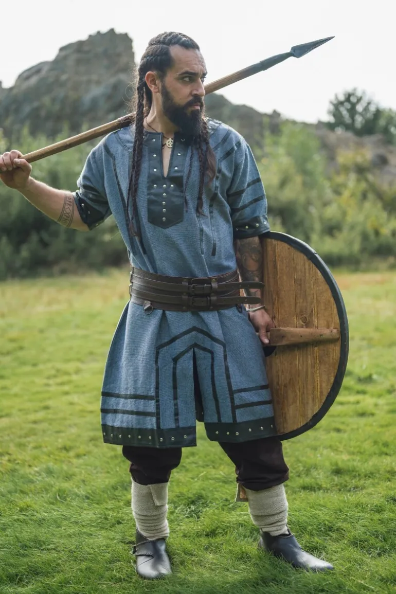 Leonardo Carbone Wikinger Tunika kurzarm "Rollo" | Herren Tuniken