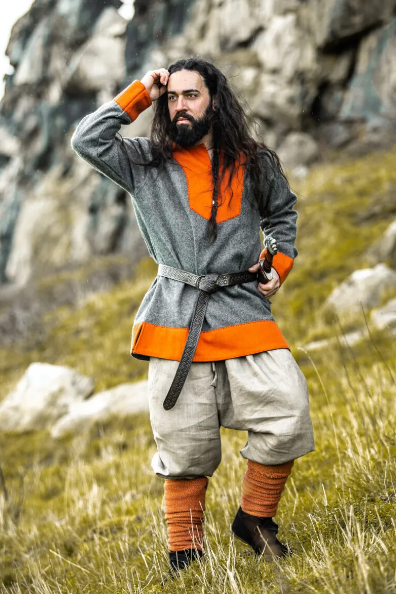 Leonardo Carbone Wikinger Tunika Wolle "Roland" | Herren Tuniken